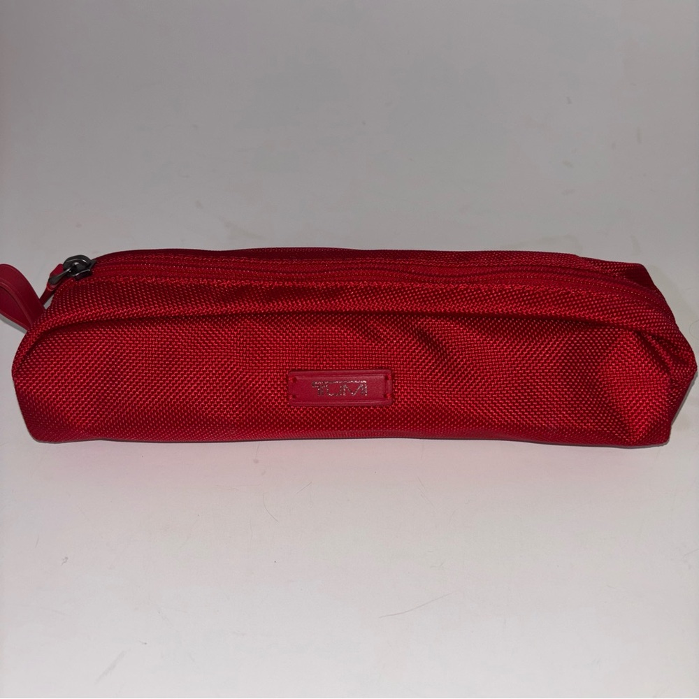 Tumi Electronic Cord Pouch Organizer Red Ballistic Nylon